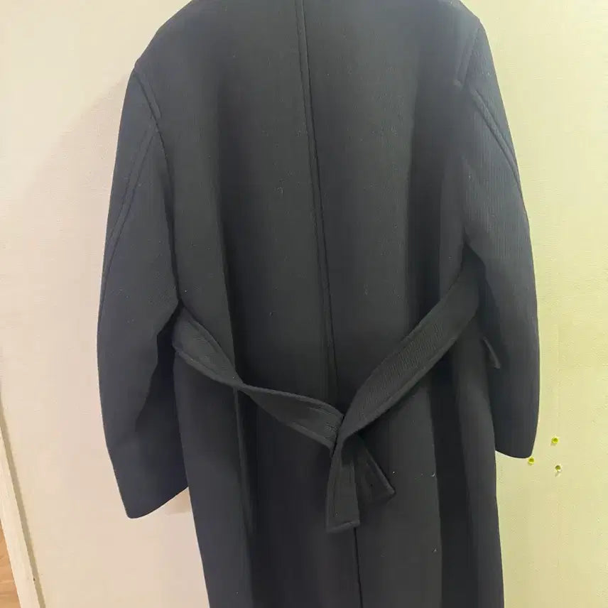 [BUNJANG] STCO Black Long Coat / STCO 검정 모 롱코트