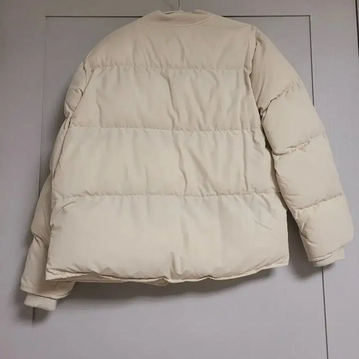 [BUNJANG] Ivory Down Padded Jacket / 아이보리 솜털 패딩