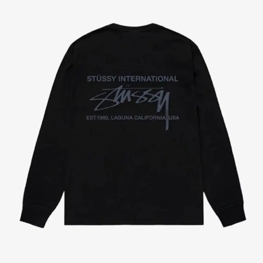 [BUNJANG] Stussy Pigment Oversized Sweatshirt / ** stussy ** 피그먼트 봄가을맨투맨 오버핏 블랙/퍼플/차콜