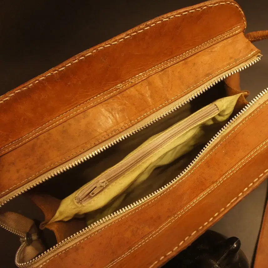 [BUNJANG] Vintage Leather Shoulder Bag / 7062 숄더백 크로스백 가죽백 가죽가방 빈티지가방 여성가방 남자백