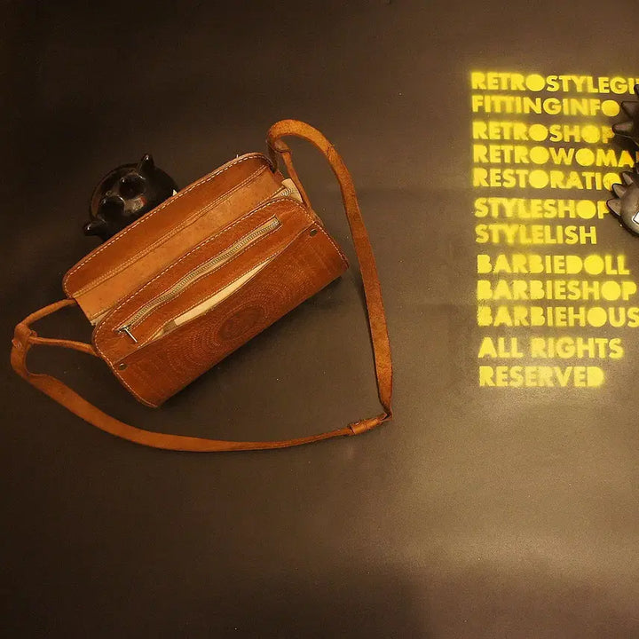 [BUNJANG] Vintage Leather Shoulder Bag / 7062 숄더백 크로스백 가죽백 가죽가방 빈티지가방 여성가방 남자백