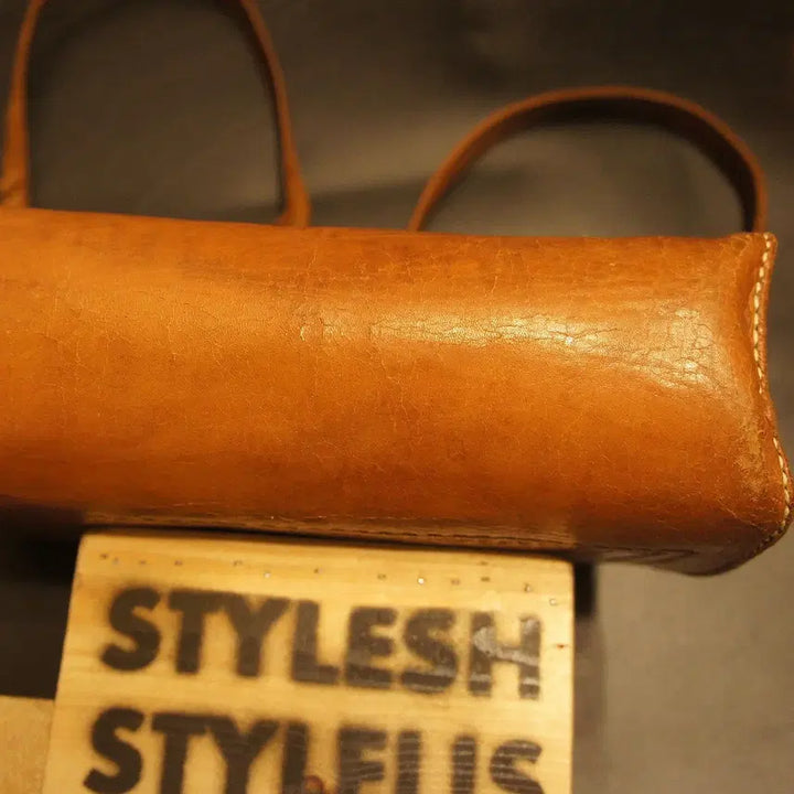 [BUNJANG] Vintage Leather Shoulder Bag / 7062 숄더백 크로스백 가죽백 가죽가방 빈티지가방 여성가방 남자백