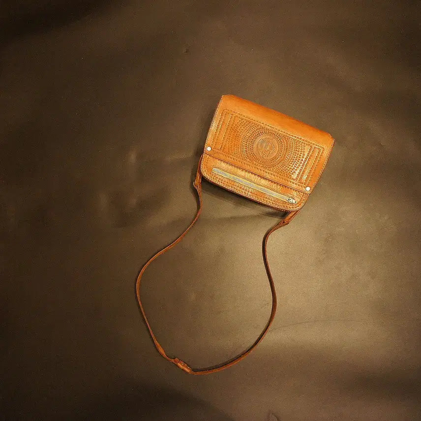 [BUNJANG] Vintage Leather Shoulder Bag / 7062 숄더백 크로스백 가죽백 가죽가방 빈티지가방 여성가방 남자백