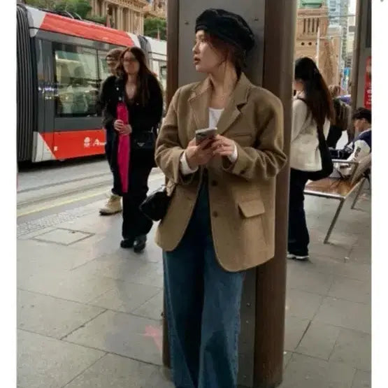 [BUNJANG] Mood In Slow Wool Jacket / 무드인슬로우 울자켓