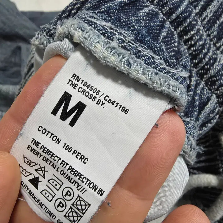 [BUNJANG] The Cross Denim Cargo Pants / (M)더크로스 데님 카고팬츠