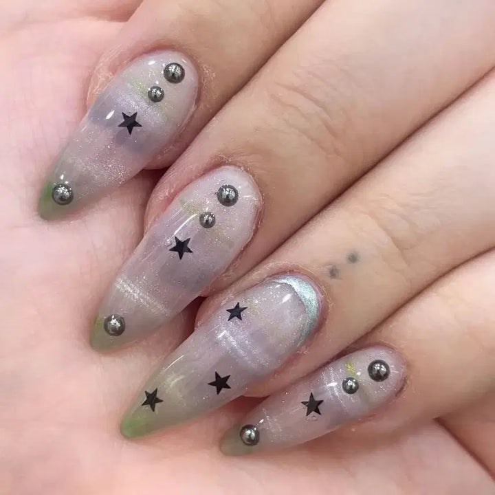 [BUNJANG] Knit Nail Handmade Nail Tips / 니트네일 수제네일팁