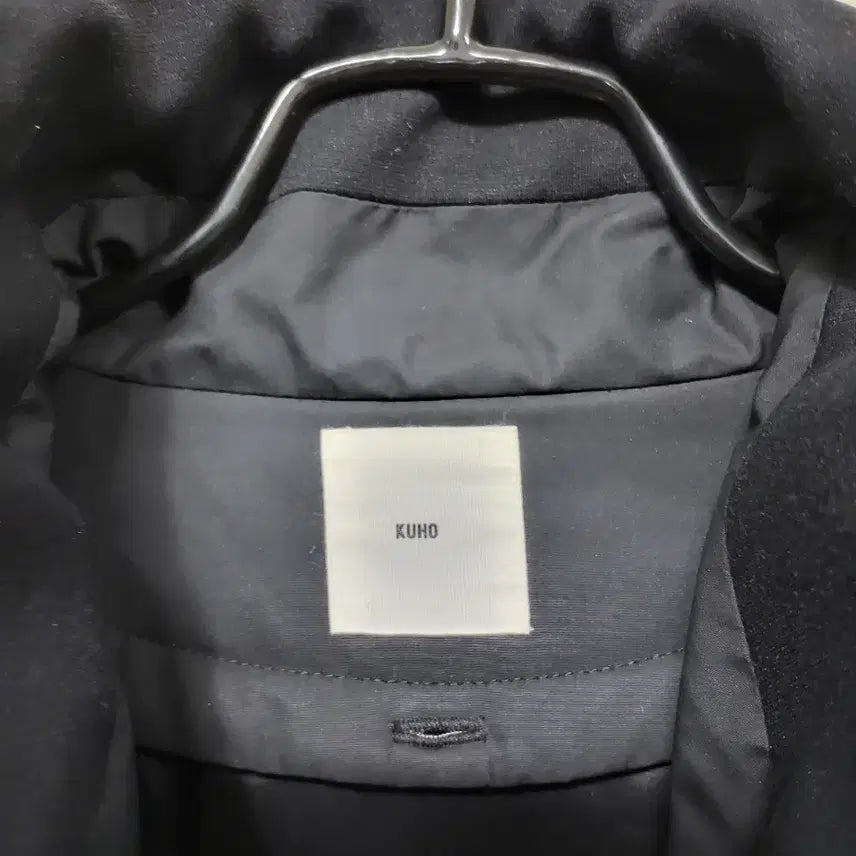 [BUNJANG] KUHO Navy High-Neck Coat / 구호 네이비 하이넥  코트.260227