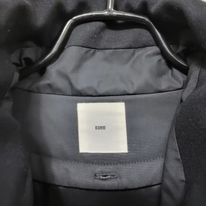 [BUNJANG] KUHO Navy High-Neck Coat / 구호 네이비 하이넥  코트.260227