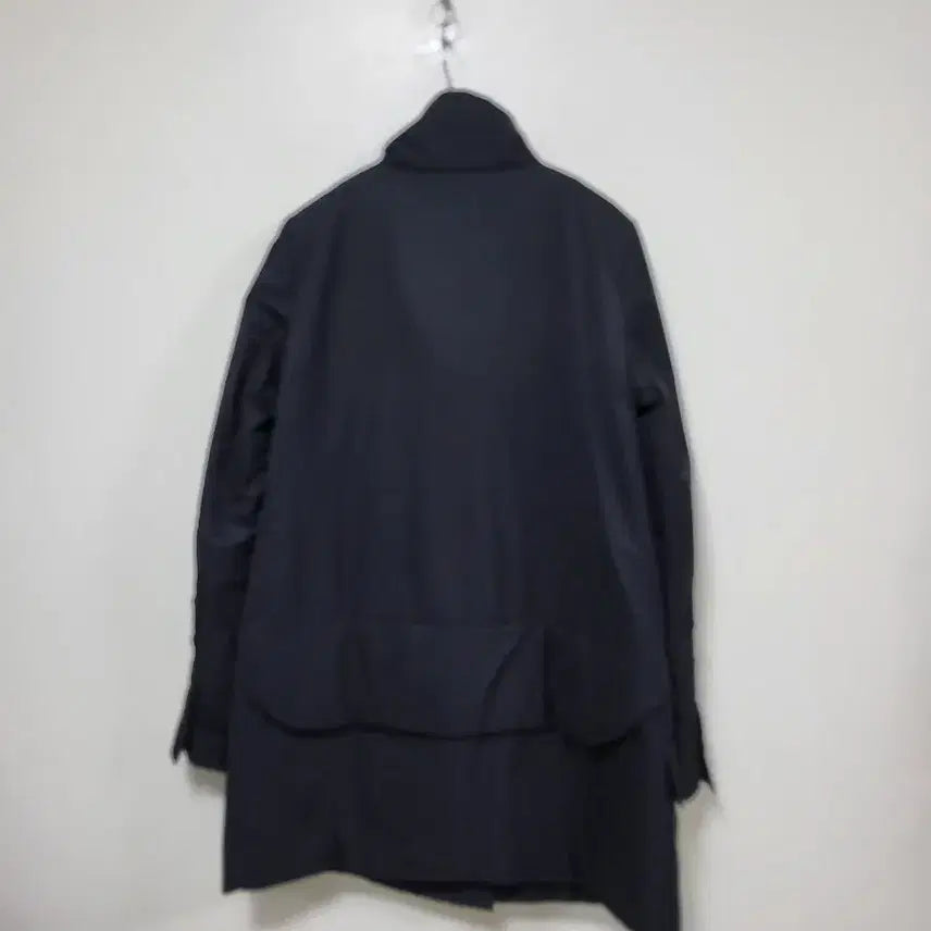 [BUNJANG] KUHO Navy High-Neck Coat / 구호 네이비 하이넥  코트.260227