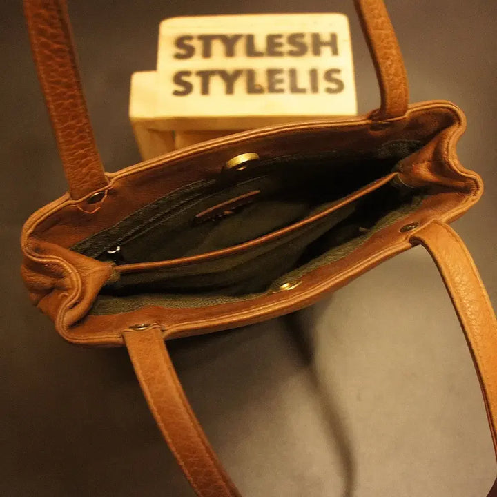 [BUNJANG] Vintage Leather Tote Bag / 7063 토트가방 토트백 가죽백 가죽가방 빈티지가방 여자가방 여자백