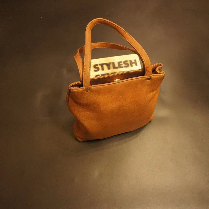 [BUNJANG] Vintage Leather Tote Bag / 7063 토트가방 토트백 가죽백 가죽가방 빈티지가방 여자가방 여자백