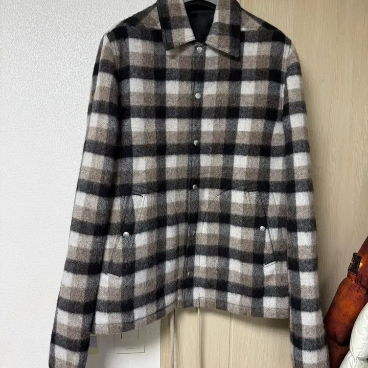 [BUNJANG] Rick Owens Wool Flannel Overshirt / [48] 릭오웬스 울 플란넬 오버셔츠