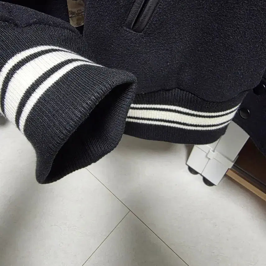 [BUNJANG] Stussy Varsity Jacket XL / 스투시 컴피티션 바시티 자켓 블랙 XL