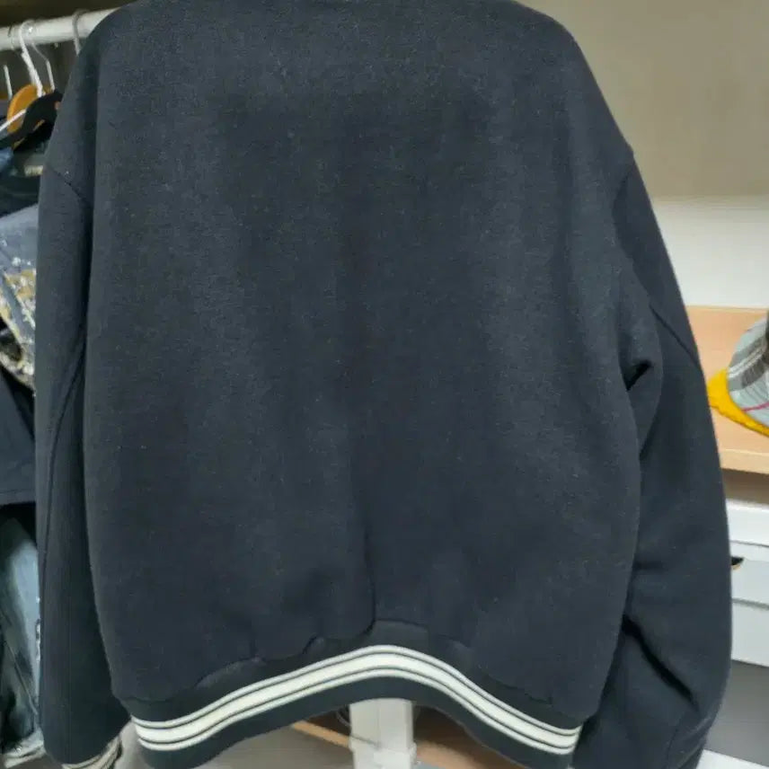 [BUNJANG] Stussy Varsity Jacket XL / 스투시 컴피티션 바시티 자켓 블랙 XL