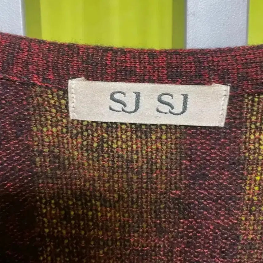 [BUNJANG] SJSJ Burgundy Knit Cardigan / SJSJ 니트가디건