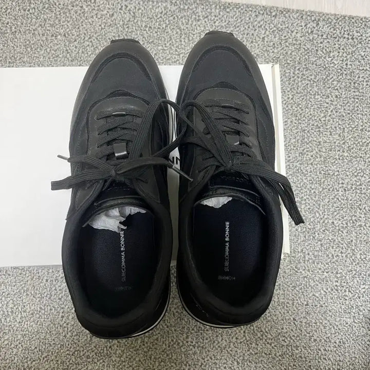 [BUNJANG] SUECOMMA BONNIE Wavy Sneakers (Black) / [270] 슈콤마보니 Unisex_Wavy sneakers(black)