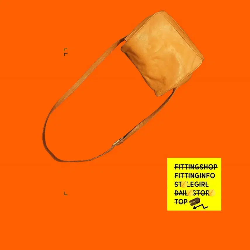 [BUNJANG] Vintage Leather Crossbody Bag / 7066 크로스가방 크로스백 가죽백 가죽가방 빈티지가방 여성가방 남자백