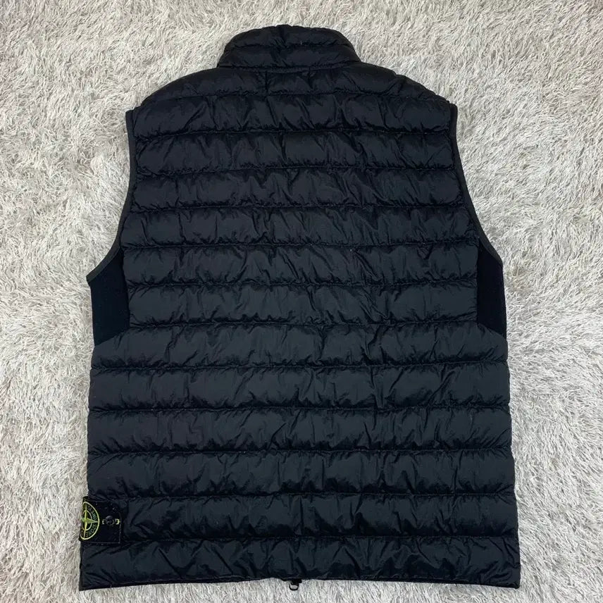[BUNJANG] Stone Island Garment Dyed Micro Yarn Down Vest Black / [XL] 정품 스톤아일랜드 가먼트 다이드 마이크로 얀 다운 베스트 블랙