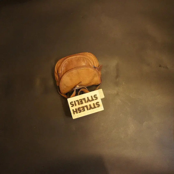 [BUNJANG] Vintage Crossbody Leather Bag / 7067 크로스가방 크로스백 미니가방 미니백 가죽백 가죽가방 빈티지가방