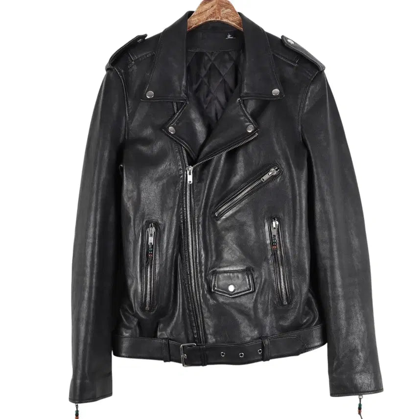 [BUNJANG] BLK DNM Leather Rider Jacket L / BLK DNM 레더 라이더 자켓 L / k2812
