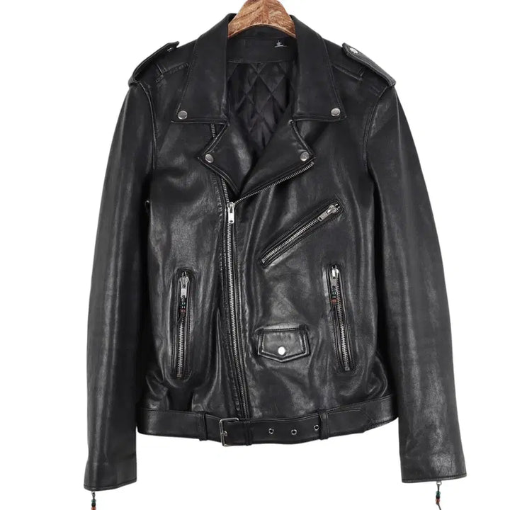 [BUNJANG] BLK DNM Leather Rider Jacket L / BLK DNM 레더 라이더 자켓 L / k2812