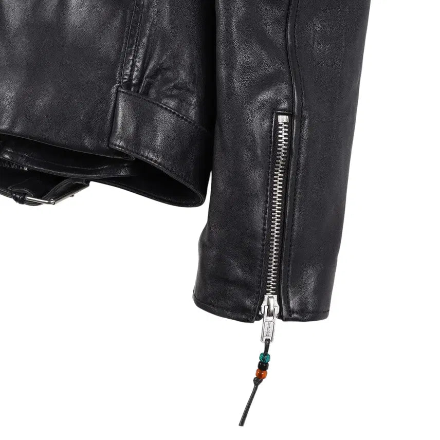 [BUNJANG] BLK DNM Leather Rider Jacket L / BLK DNM 레더 라이더 자켓 L / k2812