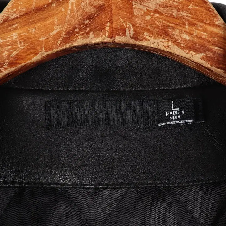 [BUNJANG] BLK DNM Leather Rider Jacket L / BLK DNM 레더 라이더 자켓 L / k2812