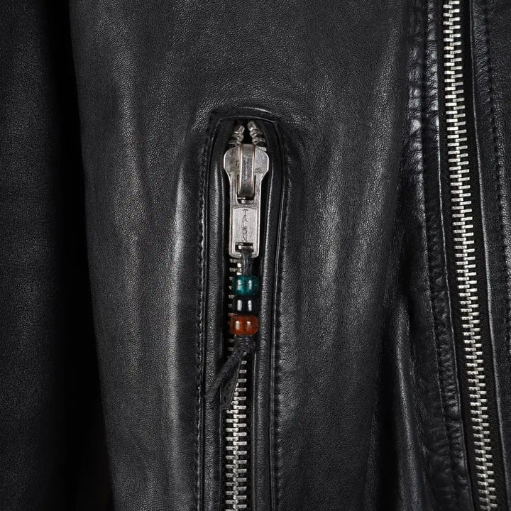 [BUNJANG] BLK DNM Leather Rider Jacket L / BLK DNM 레더 라이더 자켓 L / k2812