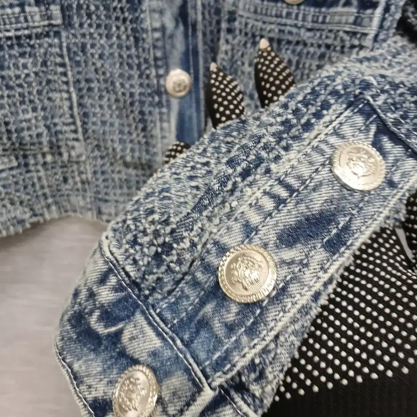 [BUNJANG] Mills Studio Denim Jacket (Size 66) / 3790 밀스튜디오 데님 자켓 66