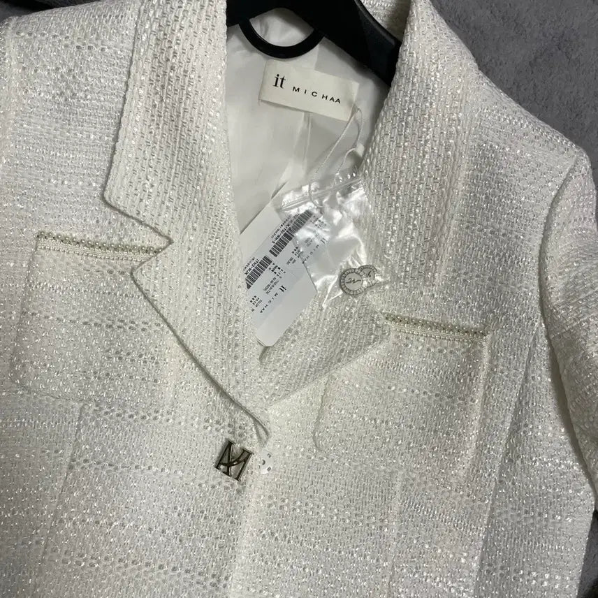 [BUNJANG] It MICHAA Cropped Tweed Jacket (Size 55) / 새상품 잇미샤 크롭트위드자켓 55사이즈