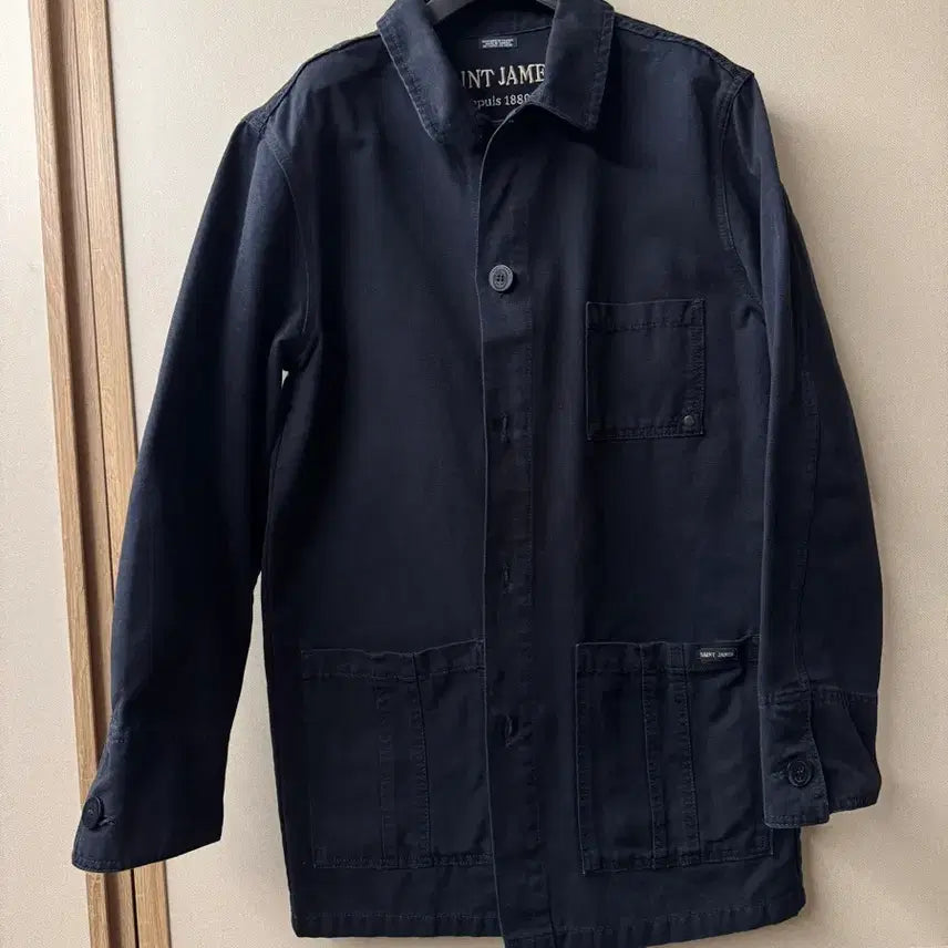 [BUNJANG] Saint James Sirocco Navy Work Jacket / 세인트제임스 시로코 네이비 워크 자켓