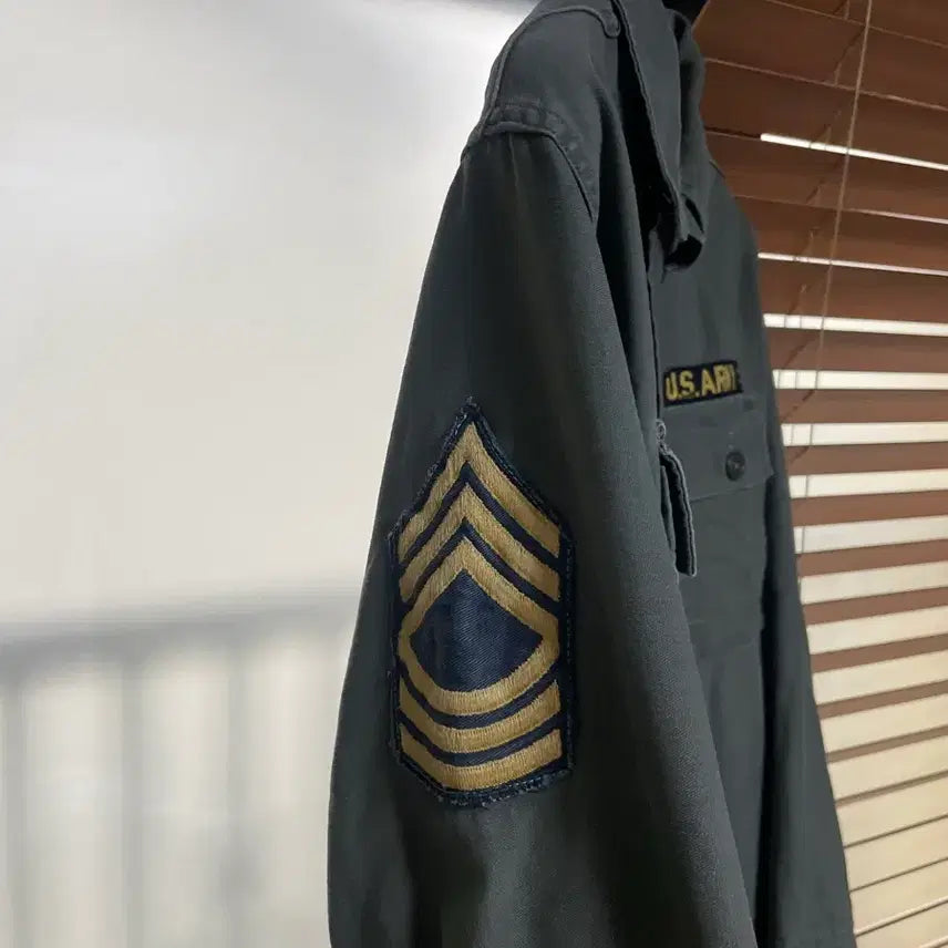 [BUNJANG] U.S. Army OG-107 Utility Shirt / 1960s U.S. Army Utility Shirt (og-107)