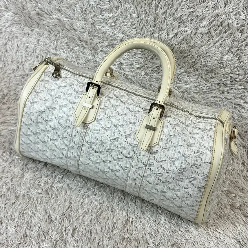 [BUNJANG] Goyard Croisière Boston Bag White 40 / [40] 정품 고야드 크로아지에르 보스턴백 화이트