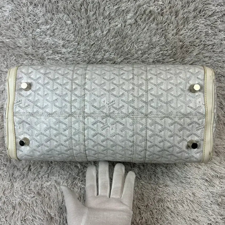 [BUNJANG] Goyard Croisière Boston Bag White 40 / [40] 정품 고야드 크로아지에르 보스턴백 화이트