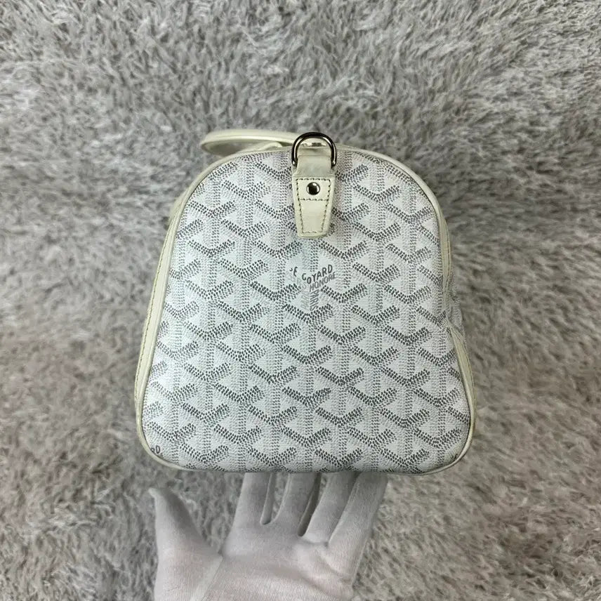 [BUNJANG] Goyard Croisière Boston Bag White 40 / [40] 정품 고야드 크로아지에르 보스턴백 화이트