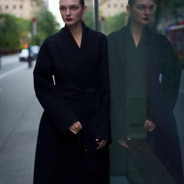 [BUNJANG] Bluemine Timeless Coat Black Size 2 / 블루민 타임리스 캐시미어 코트 블랙 2사이즈