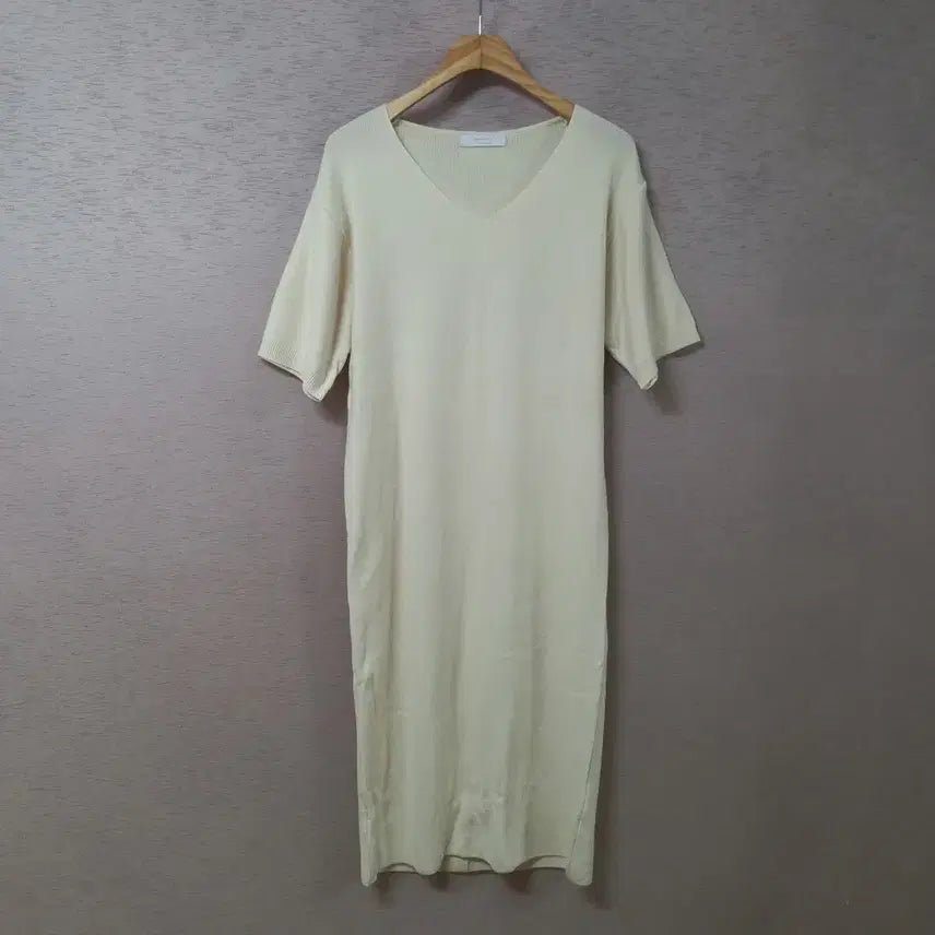 [BUNJANG] B3-2 SUNDAY Ivory Knit Dress / B3-2/SUNDAY  아이보리 니트원피스 여성