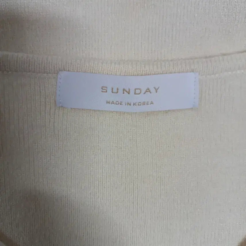 [BUNJANG] B3-2 SUNDAY Ivory Knit Dress / B3-2/SUNDAY  아이보리 니트원피스 여성