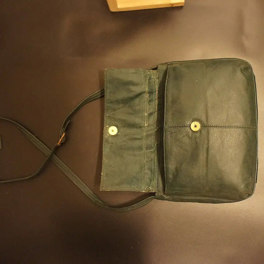 [BUNJANG] Vintage Leather Crossbody Bag / 7074 크로스가방 크로스백 가죽백 가죽가방 빈티지가방 여성가방 여자백