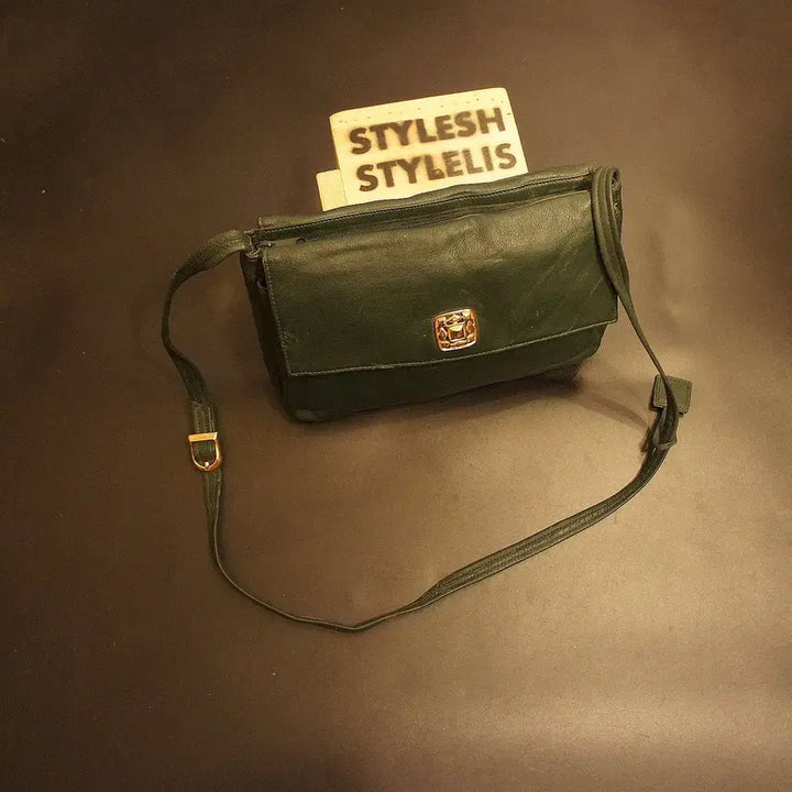 [BUNJANG] Vintage Leather Crossbody Bag / 7074 크로스가방 크로스백 가죽백 가죽가방 빈티지가방 여성가방 여자백