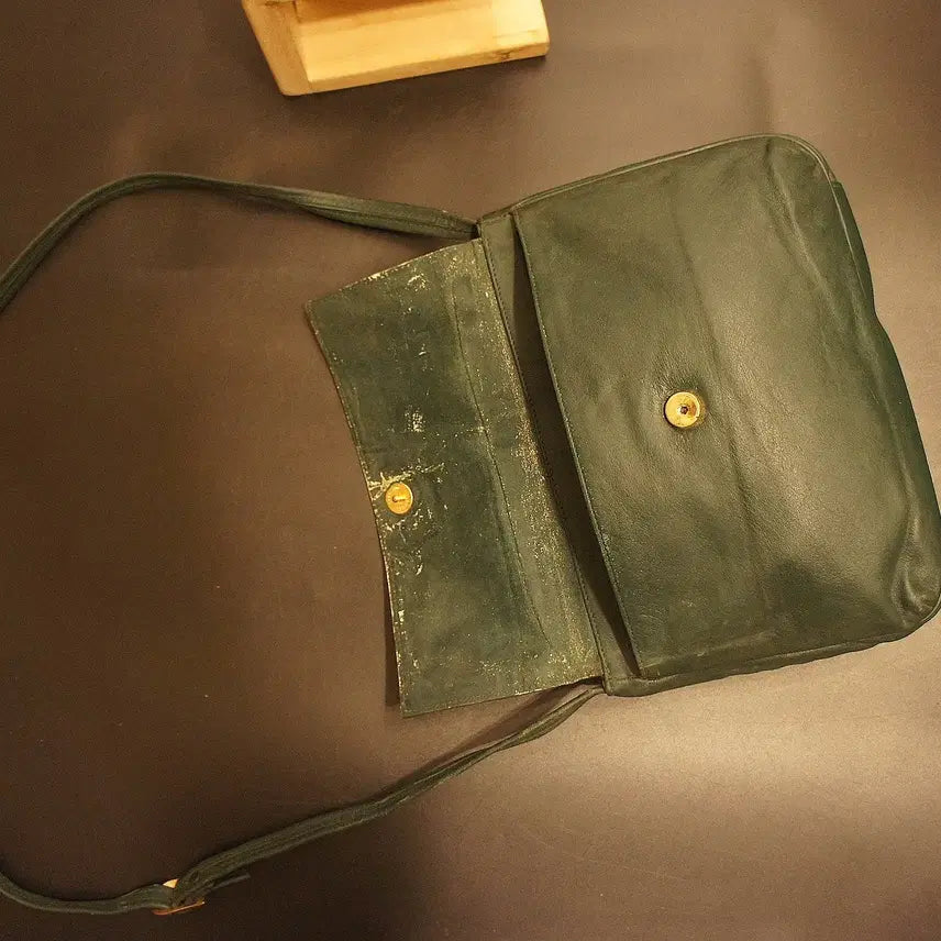 [BUNJANG] Vintage Leather Crossbody Bag / 7074 크로스가방 크로스백 가죽백 가죽가방 빈티지가방 여성가방 여자백