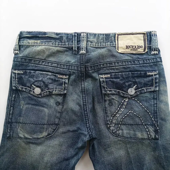 [BUNJANG] Buckaroo Bootcut Vintage Wash Denim Pants / 버커루 청바지 사이즈34 부츠컷 빈티지 워싱 남자 데님팬츠 A9443