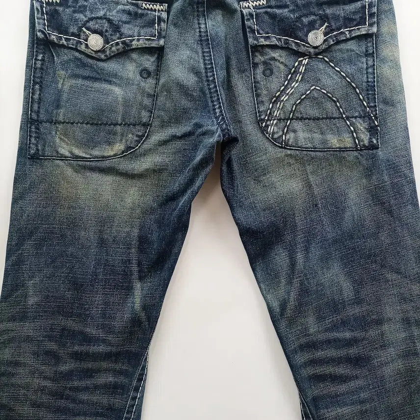 [BUNJANG] Buckaroo Bootcut Vintage Wash Denim Pants / 버커루 청바지 사이즈34 부츠컷 빈티지 워싱 남자 데님팬츠 A9443