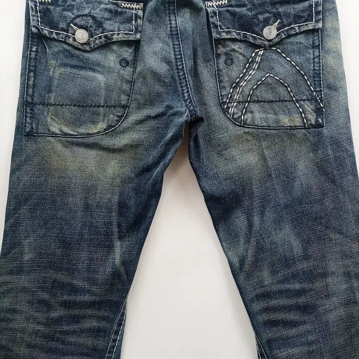 [BUNJANG] Buckaroo Bootcut Vintage Wash Denim Pants / 버커루 청바지 사이즈34 부츠컷 빈티지 워싱 남자 데님팬츠 A9443