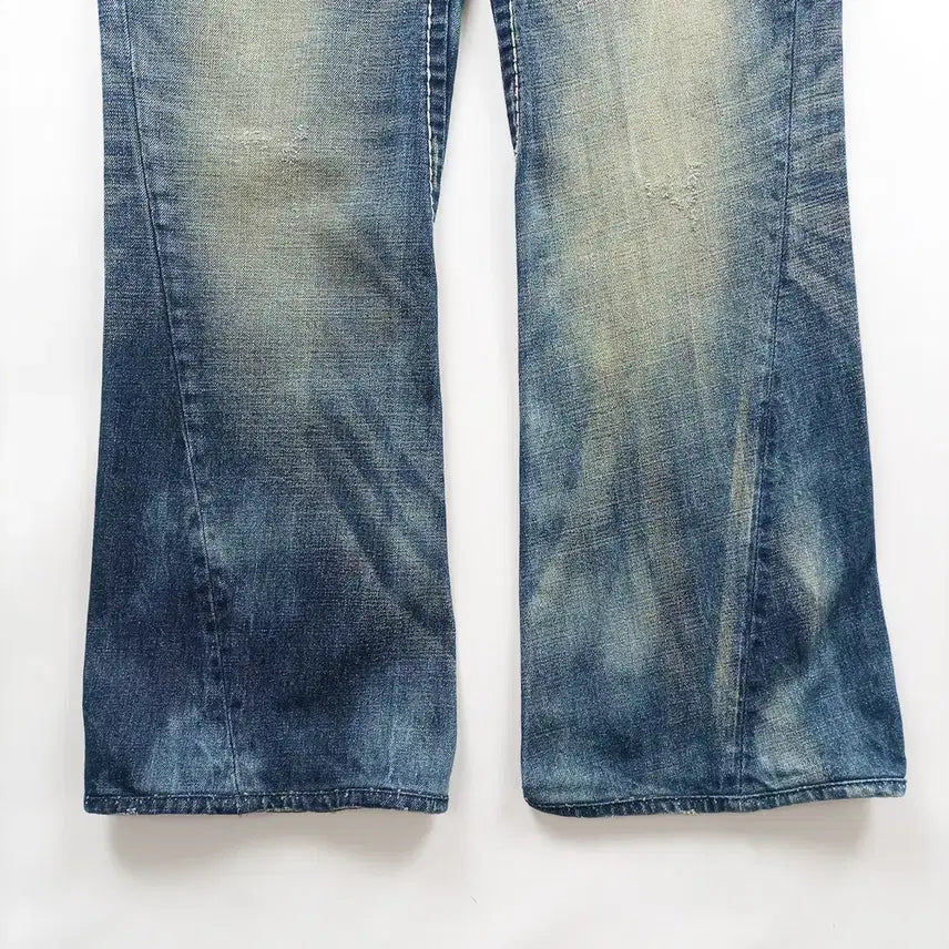 [BUNJANG] Buckaroo Bootcut Vintage Wash Denim Pants / 버커루 청바지 사이즈34 부츠컷 빈티지 워싱 남자 데님팬츠 A9443