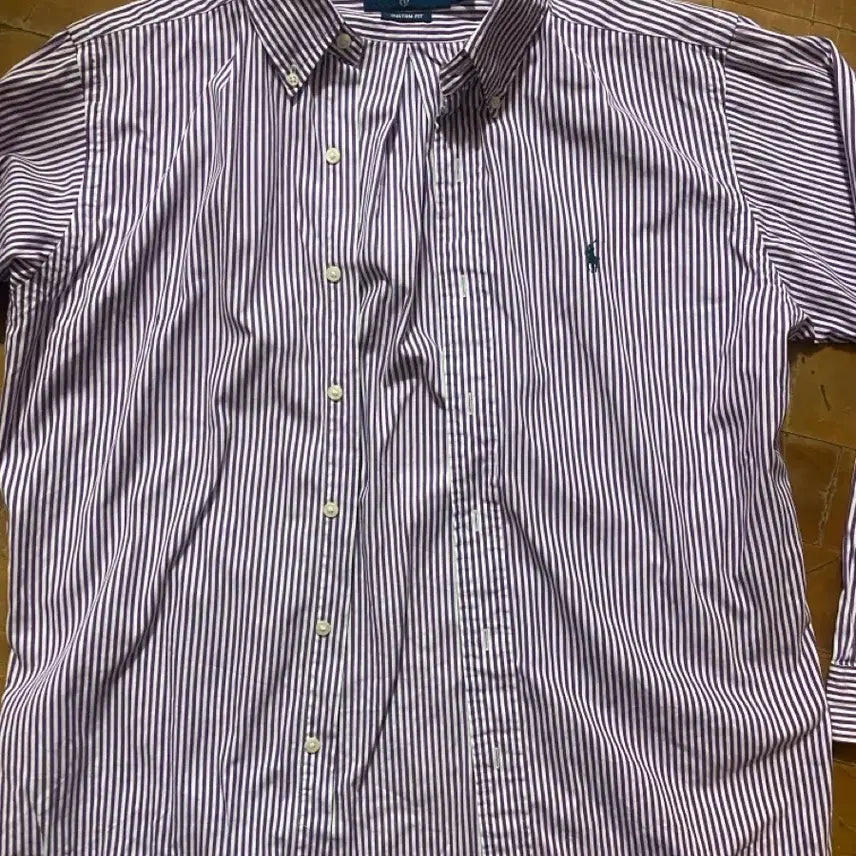 [BUNJANG] Ralph Lauren Striped Shirt - L Custom Fit / 폴로 랄프로렌 스트라이프 셔츠 L 커스텀핏 (105)