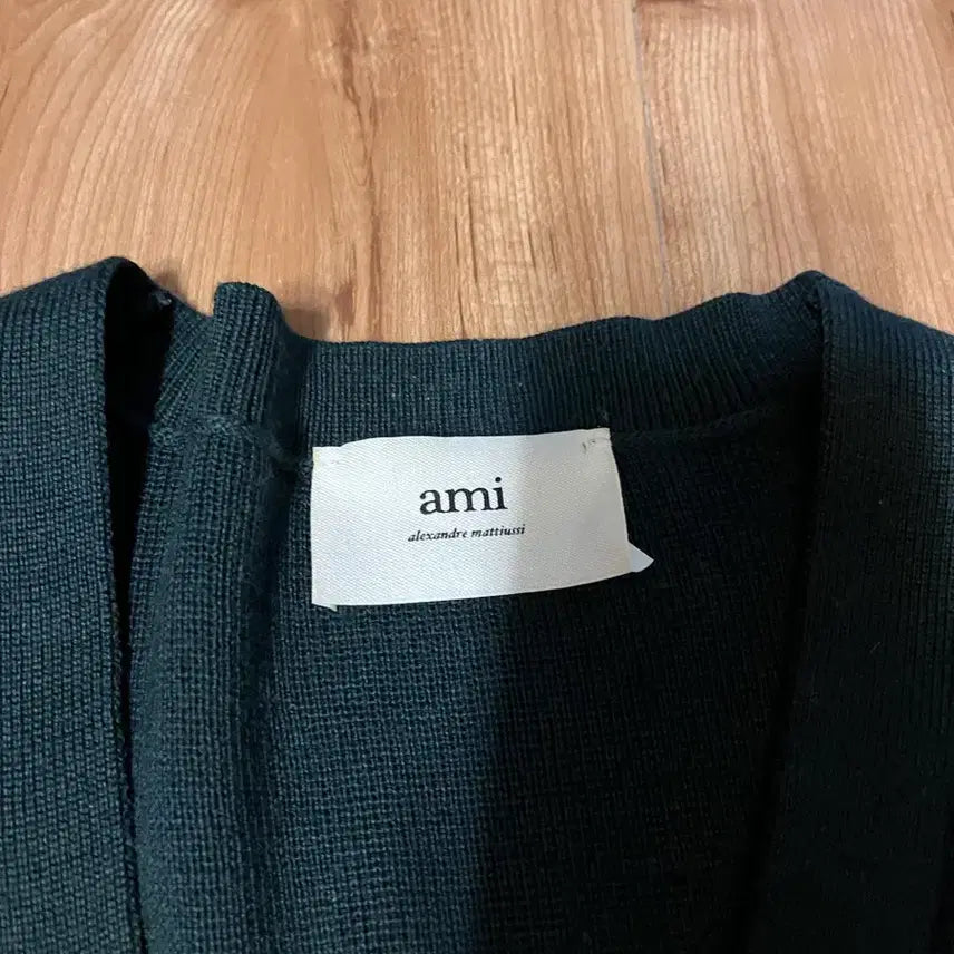 [BUNJANG] AMI Signature Logo Cardigan / 아미 국내백화점 정품 자주 가디건
