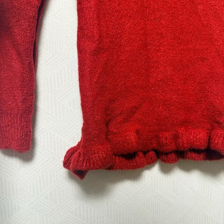 [BUNJANG] Knit Sweater with Gold Thread Detail / 새상품:) 은은하게 반짝이는 금사 포인트 니트