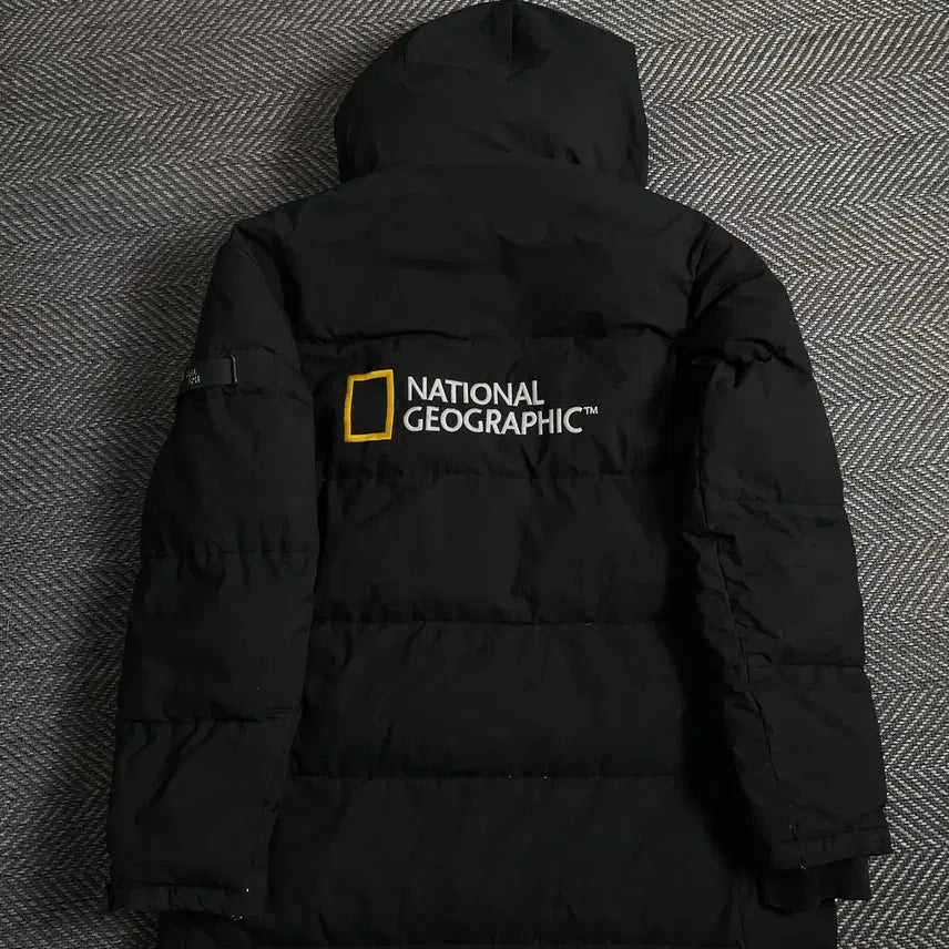 [BUNJANG] National Geographic Utility Long Padding Jacket Black L / 내셔널지오그래픽 유틸리티 롱패딩 블랙y 4562