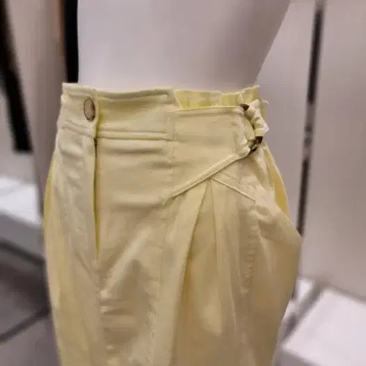 [BUNJANG] OséO2nd Sky Blue Cotton H-Line Skirt / 한섬 오즈세컨 스커트